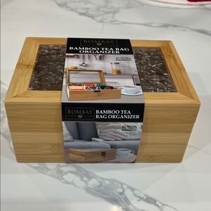 Cute. BAMBOO TEA organizer.